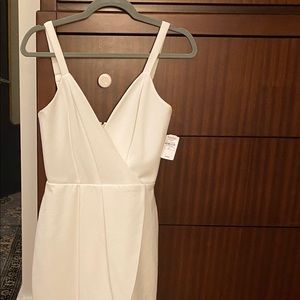 NWT white knee length dress